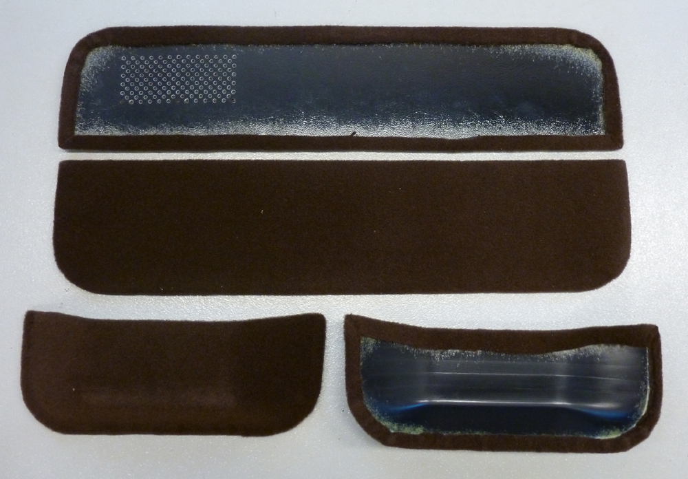19801991 Ford Bronco and FSeries Truck Door kick panelsDark Brown