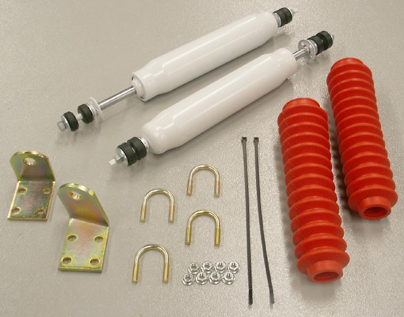 Dual Stabilizer Kit W/ Shocks Red