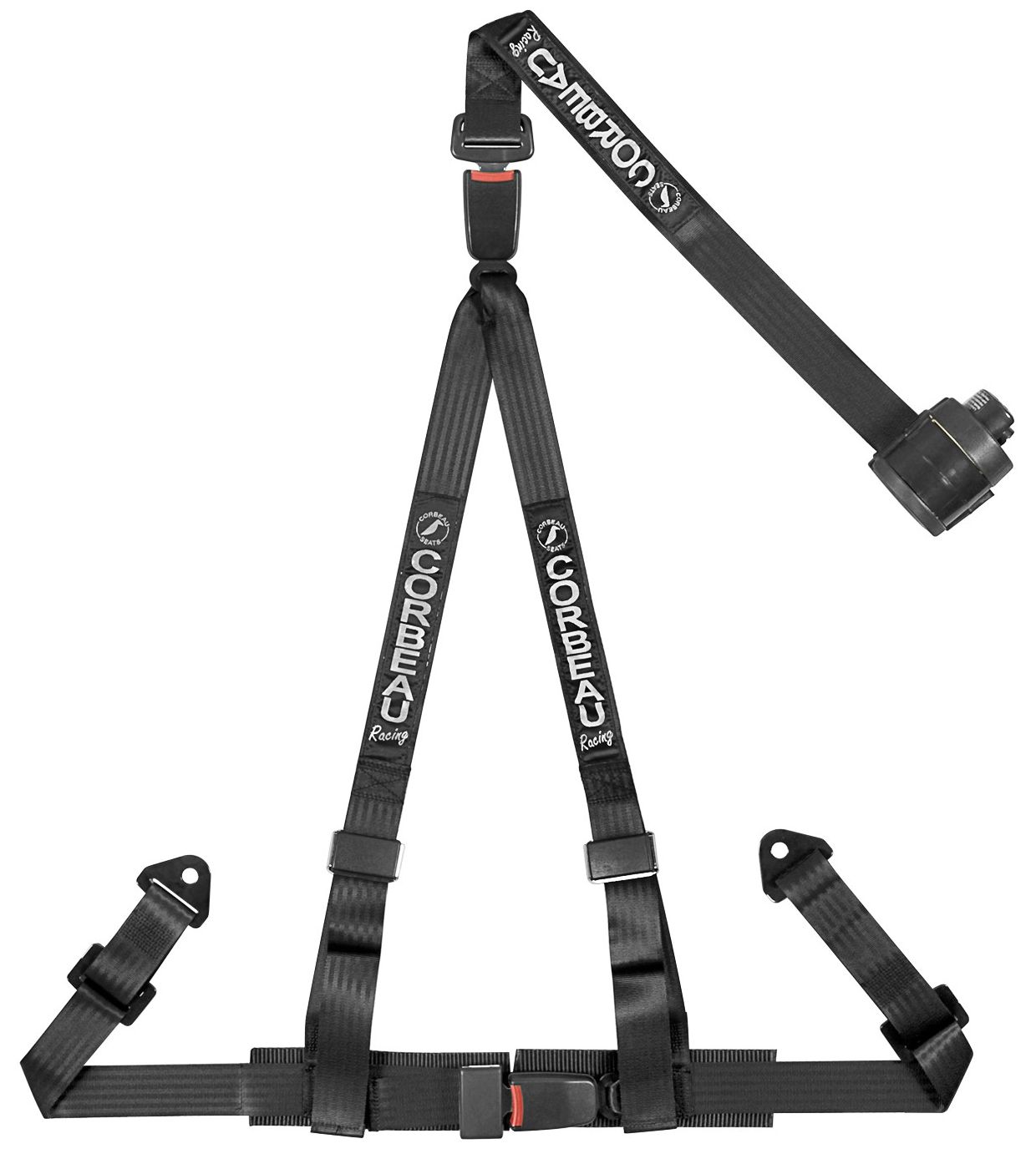 Corbeau Black 3point Retractable