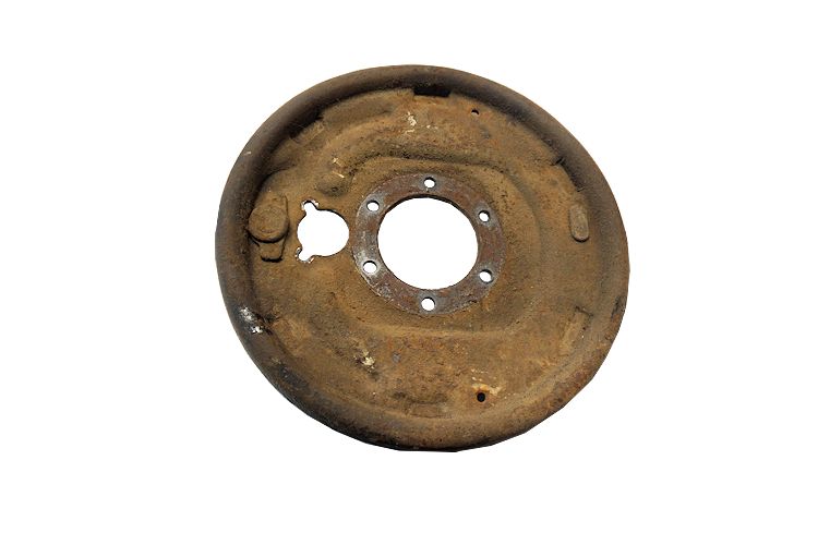 6675 Front Drum Brake Backing Plate USED LH