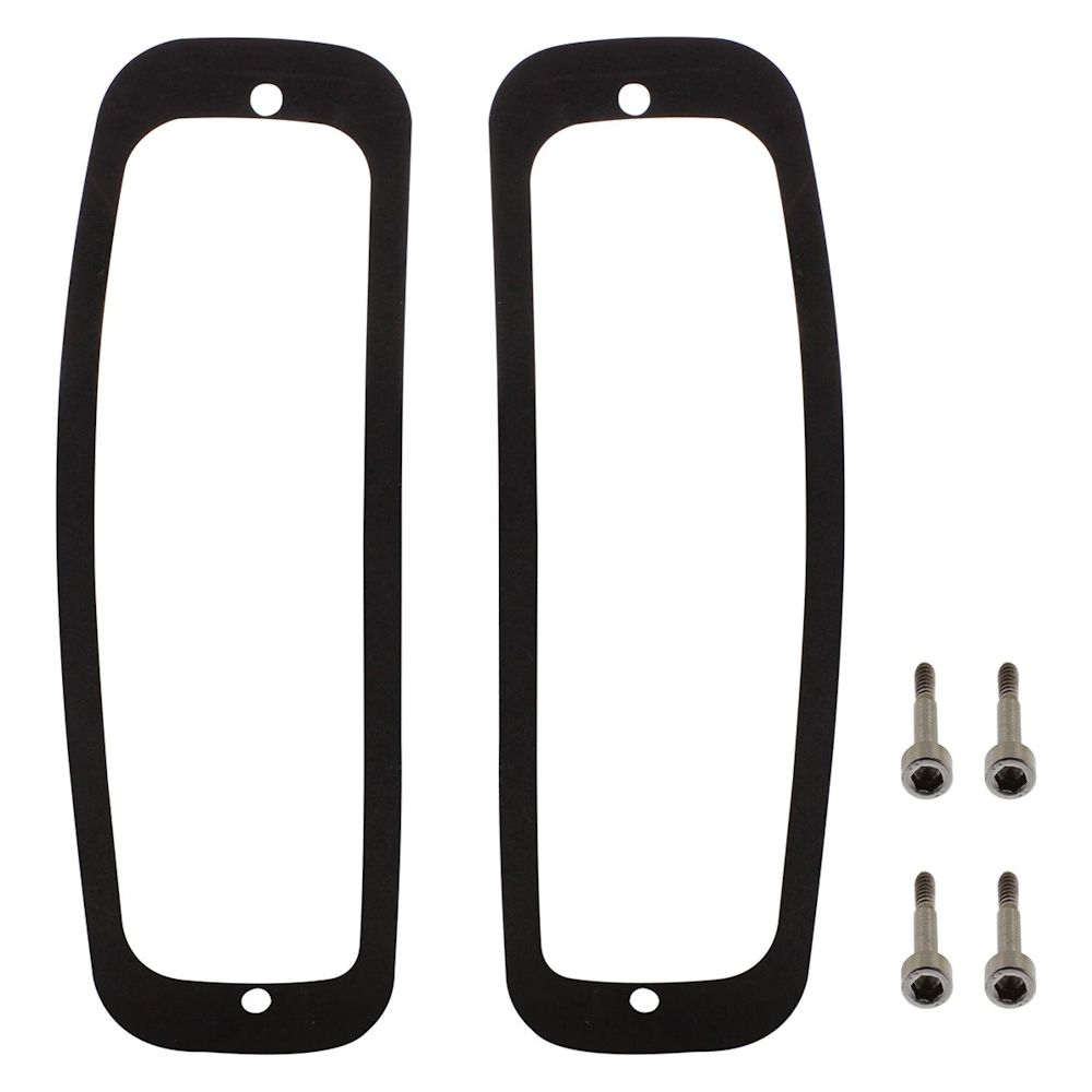 Black Anodized Billet Aluminum Tail Light Bezels For 1966-77 ...