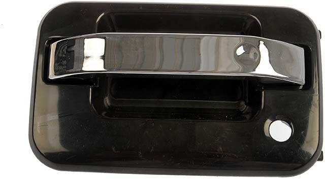 04-10 F150 Outside Door Handle Black & Chrome; wo/Keyp Left Front