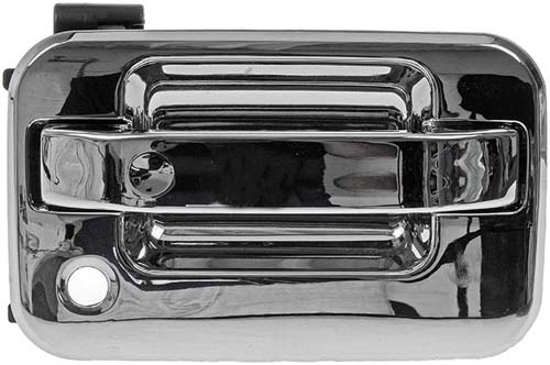 04-10 F150 Outside Door Handle Black & Chrome; wo/Keypad Righ Front