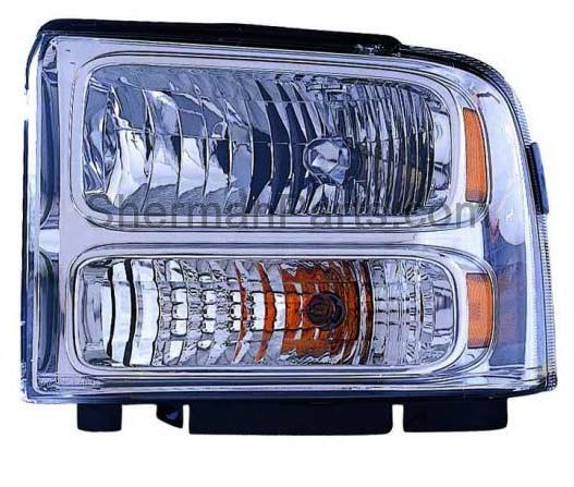 2005-2007 Ford Super Duty Head Lamp Lense LH