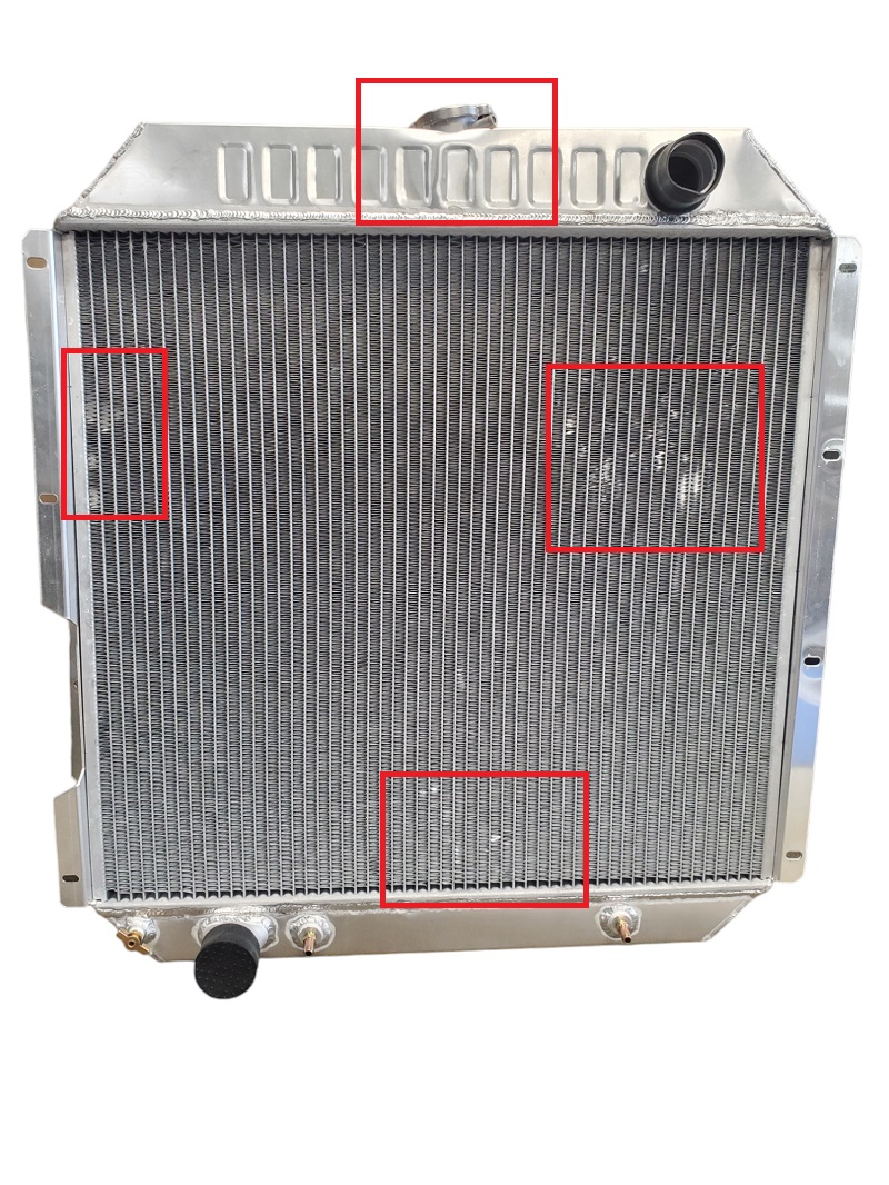 1977-1979  Ford Bronco Truck Radiator, Super Cooling