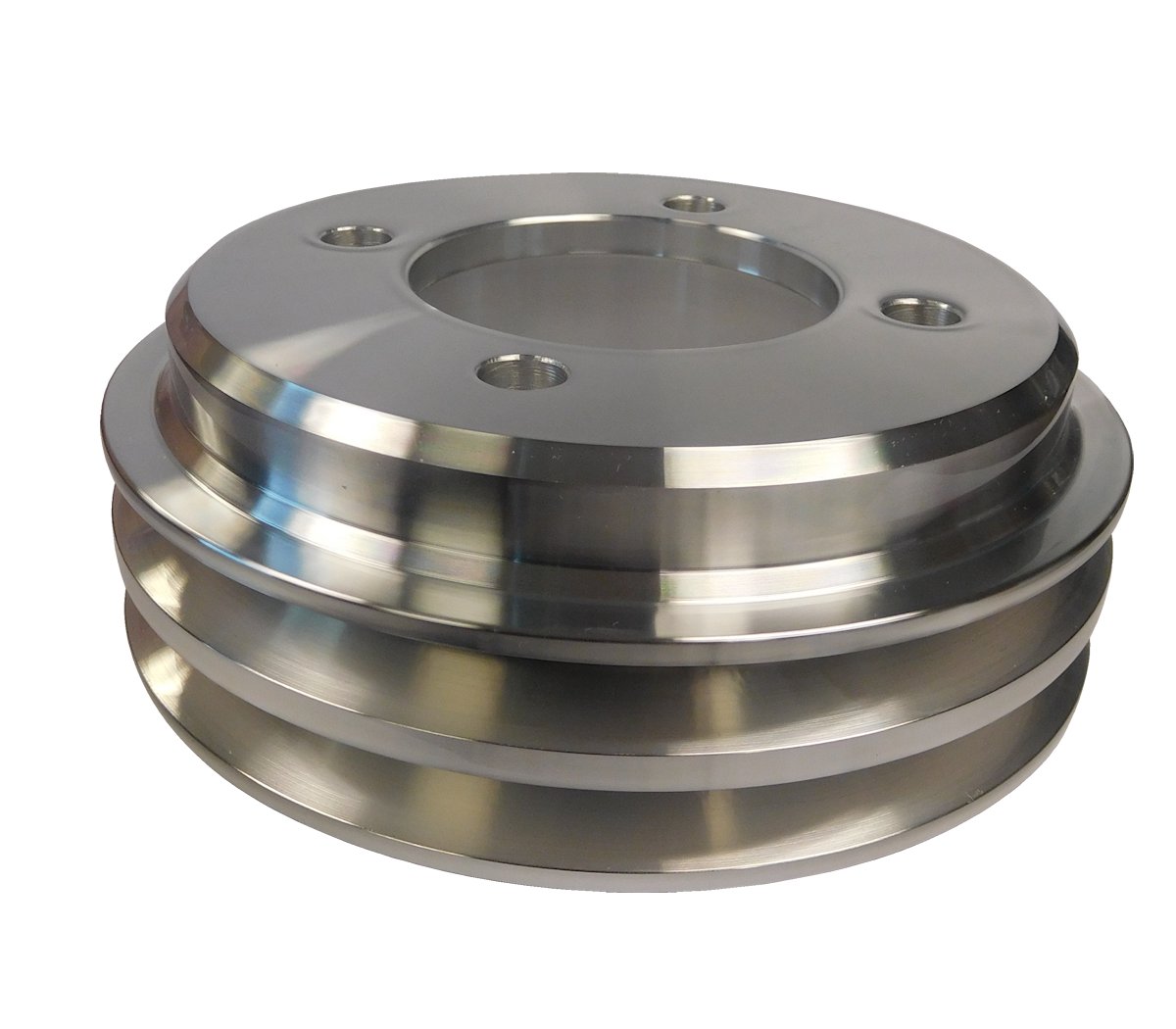 Polished Aluminum Crankshaft Pulley