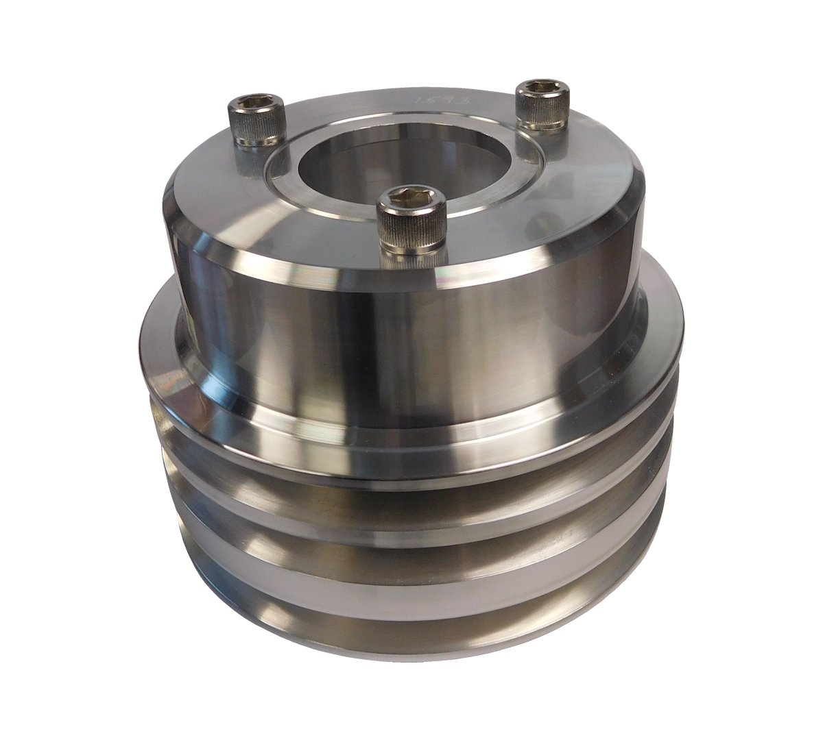 Polished Aluminum Crankshaft Pulley