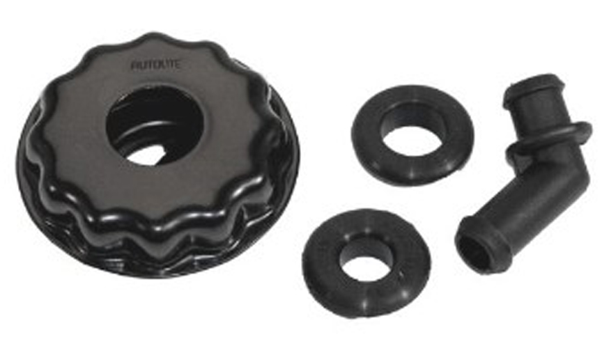 Oil Cap With PCV Elbow Black