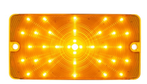 1969-1977 Ford Bronco Park Light Lens Amber 35 LED Parking/Signal Light