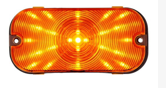 1966-1968 Ford Bronco  5 LED Amber Parking/Signal Light