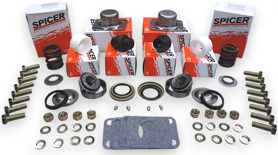 D60 Complete King Pin Rebuild Kit - Full Axle Kit