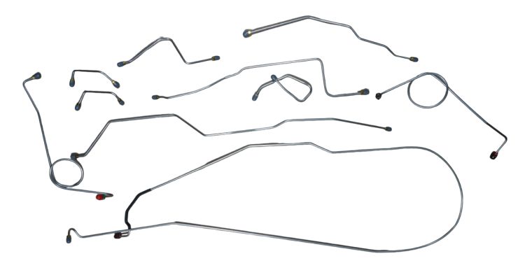 Bronco Hard Brake Line Kit, Dana 44