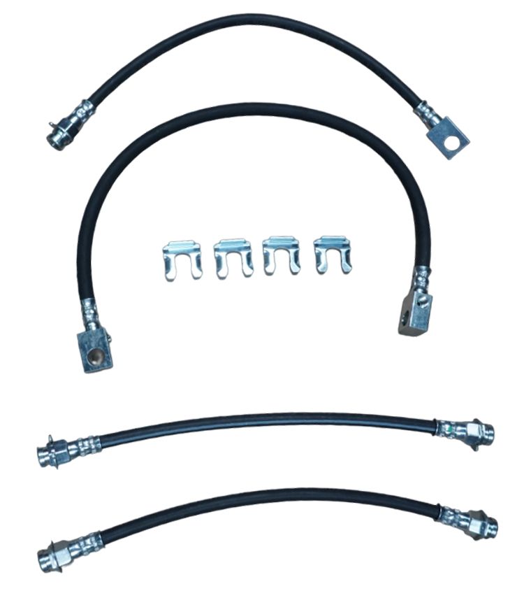 1966 Bronco Front Stock Brake Hose Kit Set of 4