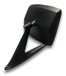 1966-1977 Ford Bronco Door Mirror Left Side, Black