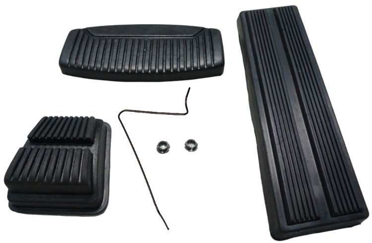 1966-1977 Ford Bronco  Pedal Cover Kit Auto Trans/Power  Brakes