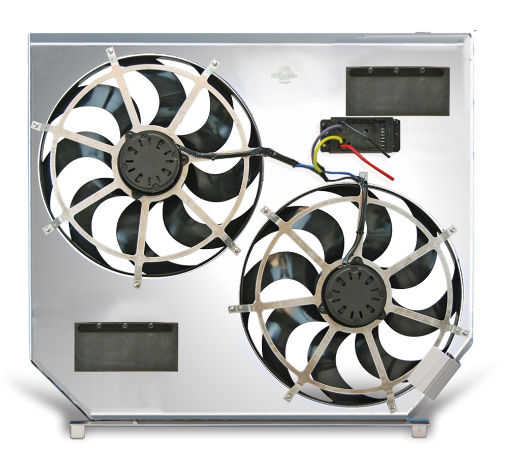 Powerstroke Diesel Dual Puller Electric Fan