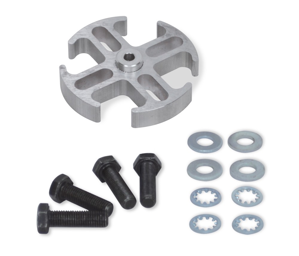 Mill Finish 1/2 Inch Fan Spacer Kit