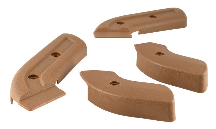 1968-77 Ford Bronco Seat Hinge Covers, Ginger
