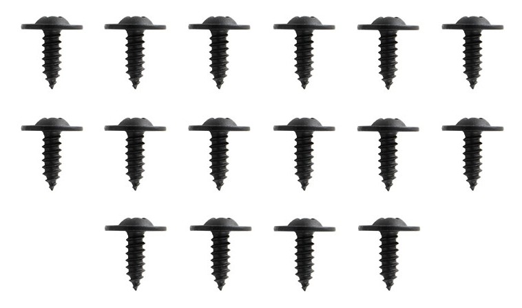 1966-77 Dash Pad Screw Kit Black