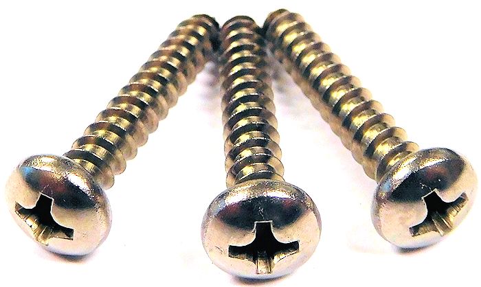 Headlight Trim Ring Screws 66-77 (3 Piece Kit)