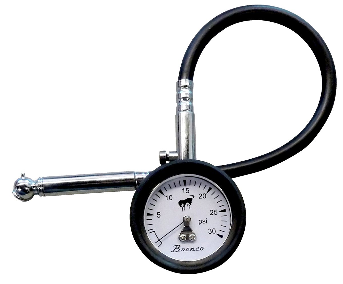 Bronco Tire Pressure Gauge 0-30 lbs