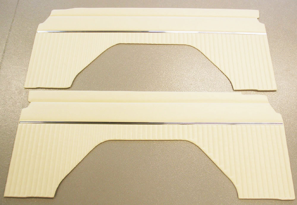 1977 Bronco Rear Quarter Interior Trim Panels - White - PAIR