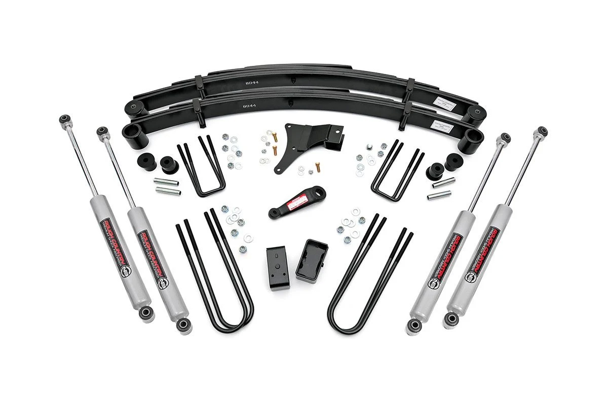 1986-97 F350 4wd 4 Inch Lift Kit from Rough Country Suspension