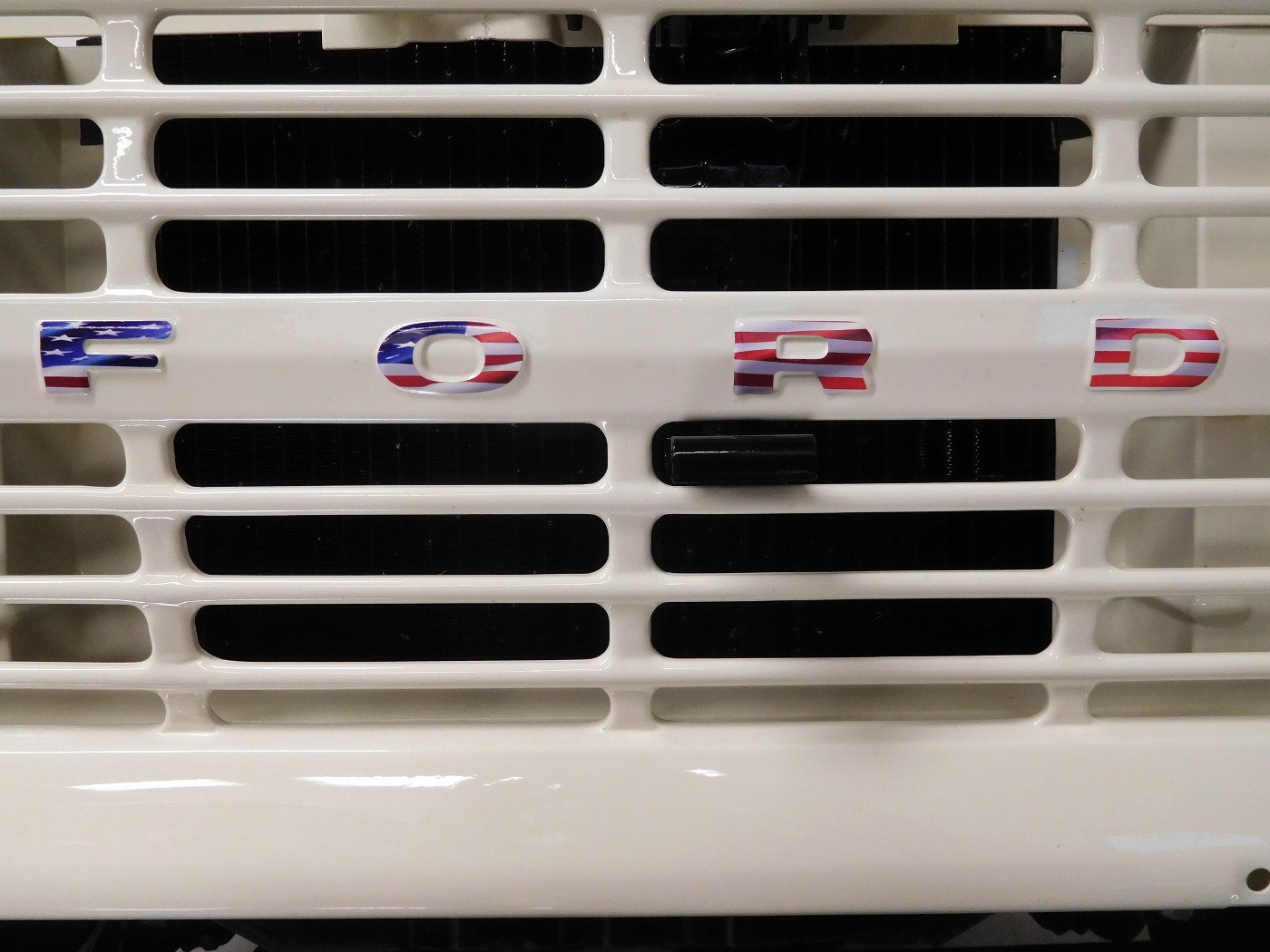 Ford Grill Letter Stickers, American Flag