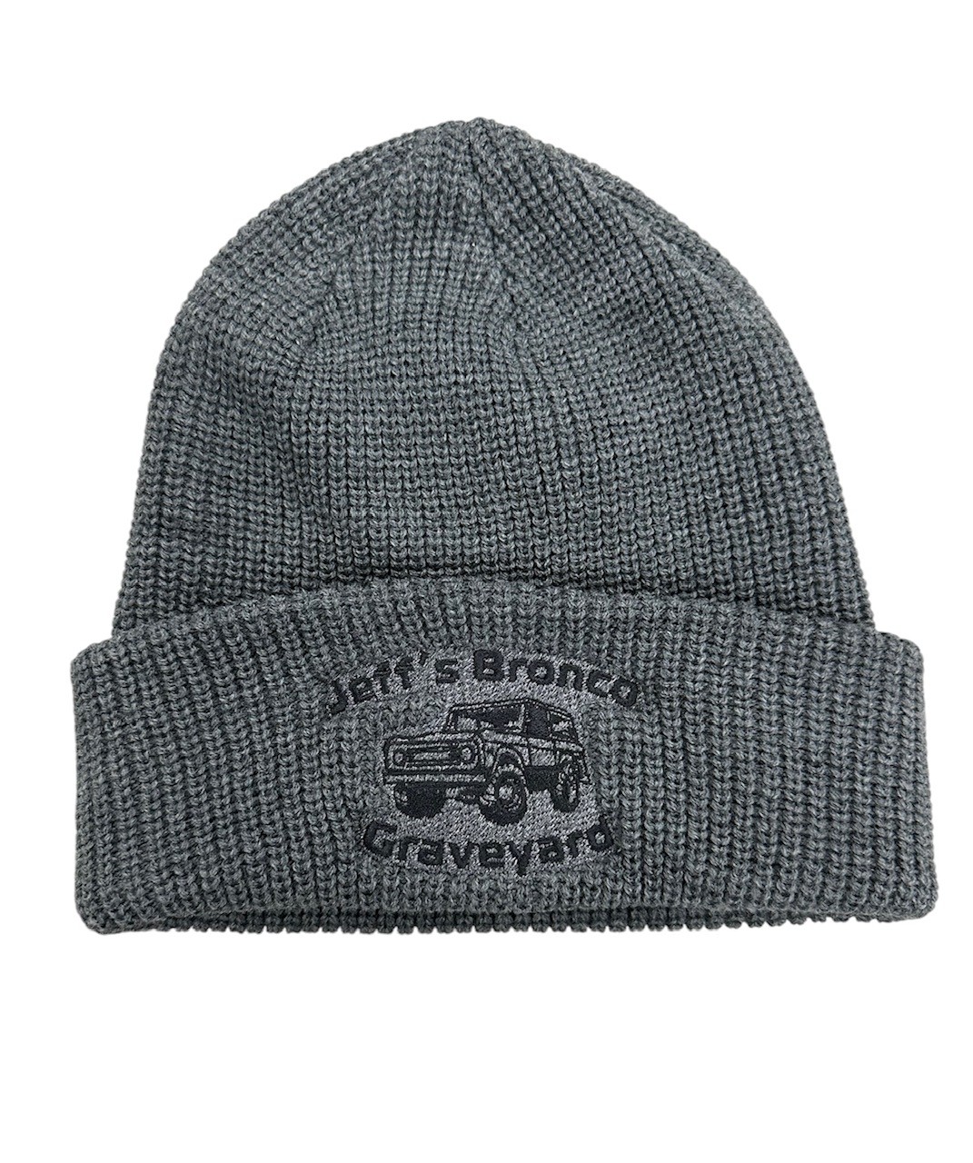 Grey Knit Winter Beanie