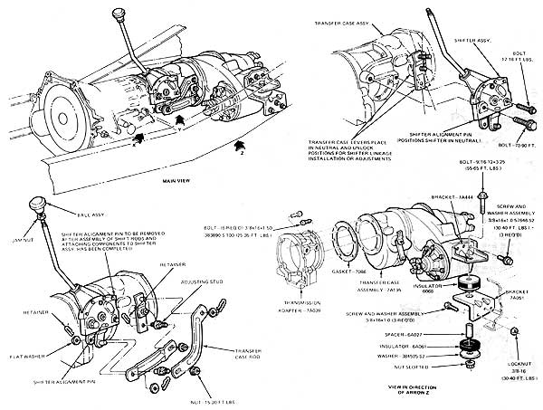 203 Transfer Case Diagram