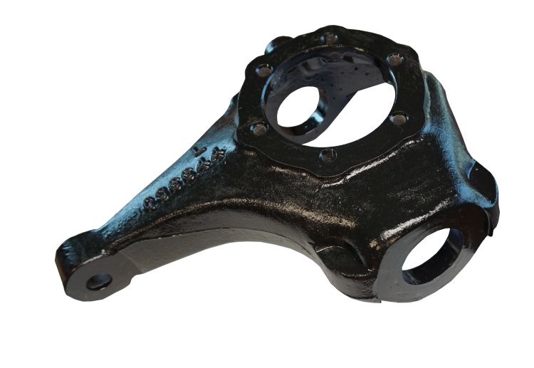 Steering knuckle, left used 1972-75 Drum Brake