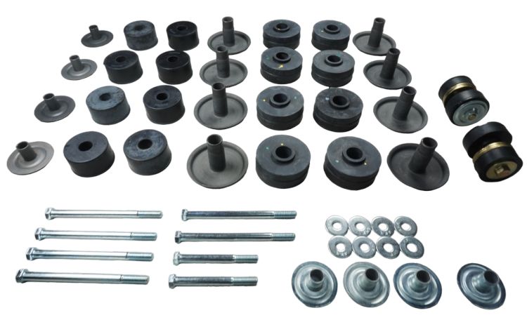 1978-1979 Ford Bronco OEM Style Body Mount & Hardware Kit (50 pieces)