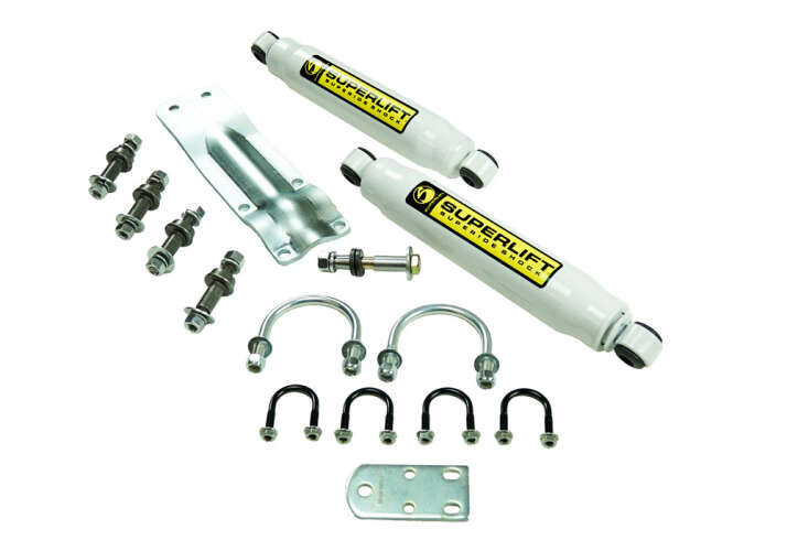 F250/350 Dual Steering Stabilizer Kit with Shocks