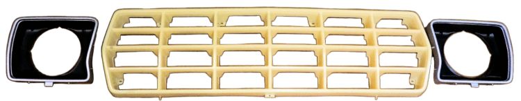 78-79 Bronco & Ford Truck Paint to Match Plastic Grill Insert W/ Round HL Doors Kit