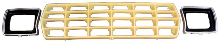 78-79 Bronco & Ford Truck Paint to Match Plastic Grill Insert W/ Square HL Doors