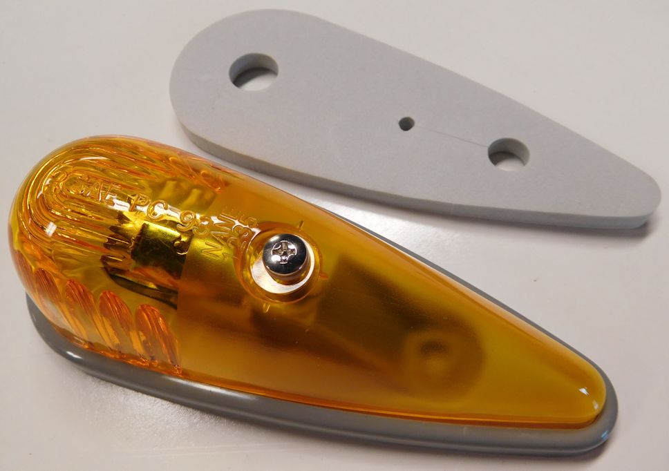 1973-1976 F Series Truck Roof Marker Light, Amber