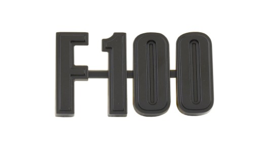 1973-1976 Ford Series Truck F100 Fender Emblem Black Satin