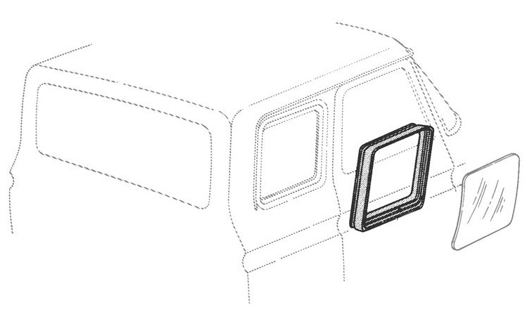 1974-1979 Ford F Series Truck Quarter Window Seal -Movable Windows