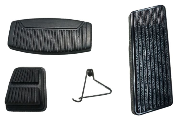 1973-1979 Ford Bronco and F Series Truck Pedal Cover Kit AutoTrans/ Power Brakes