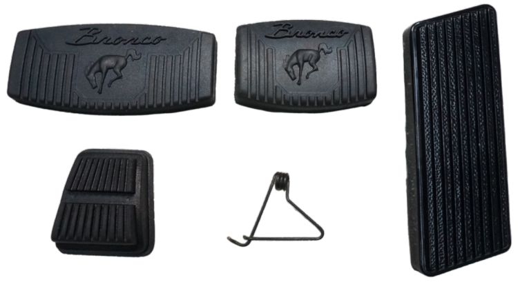 1973-1979 Ford Bronco Pedal Cover Kit ManTrans/ Power Brakes