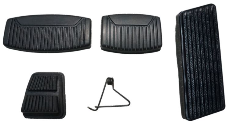 1973-1979 Ford Bronco and F Series Truck Pedal Cover Kit ManTrans/ Power Brakes