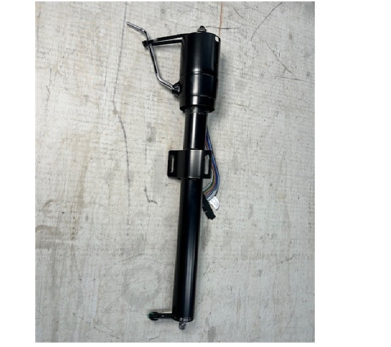 Black Powder Coat Steel Tilt Column With Shifter 78-79