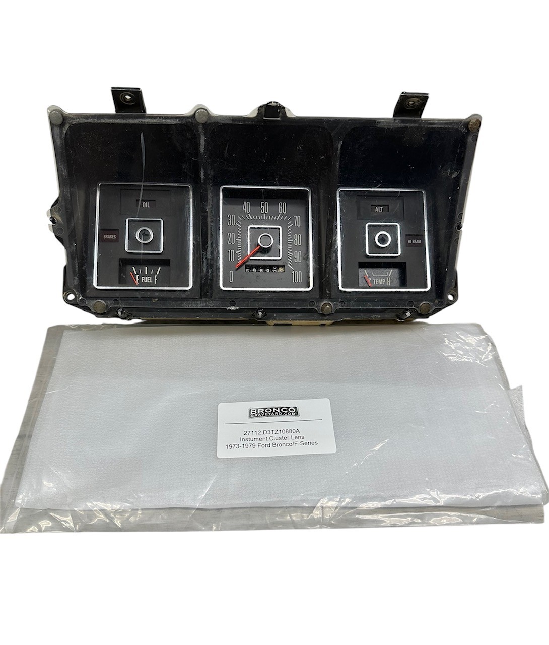 Pre-Owned 1973-1977 Ford F-Series Truck Gauges& Lights, Set of 5