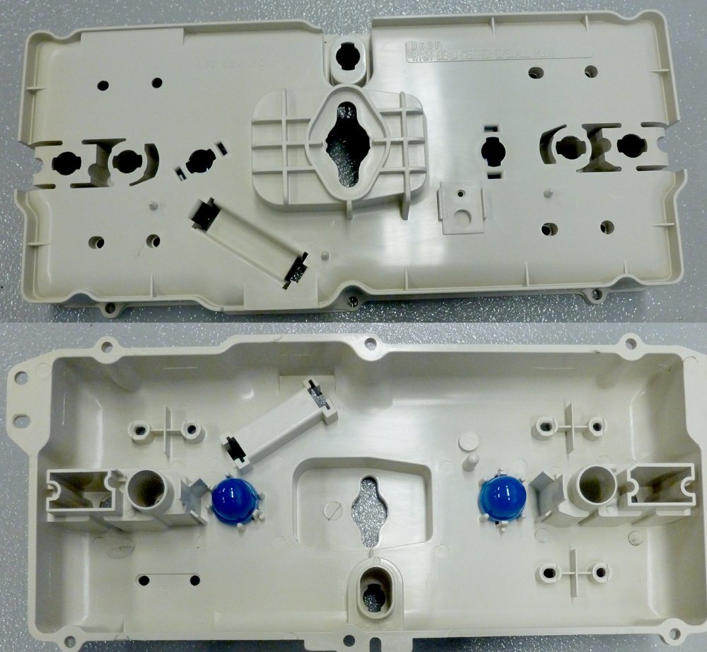 Dennis Carpenter Instrument Cluster Backing Plate W/Lamps – 1976-79 Ford Truck/Bronco