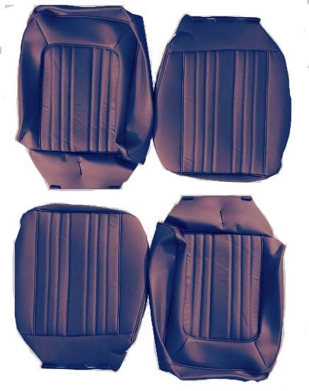 1984-86 High Back Vinyl Seat Covers Blue