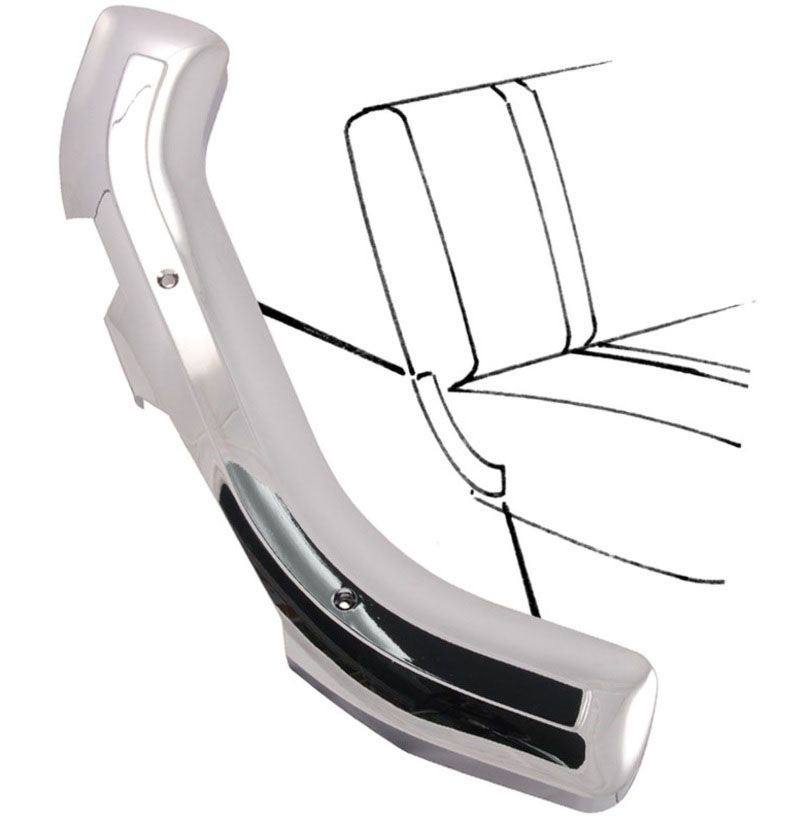 73-79 Right Seat Trim Chrome