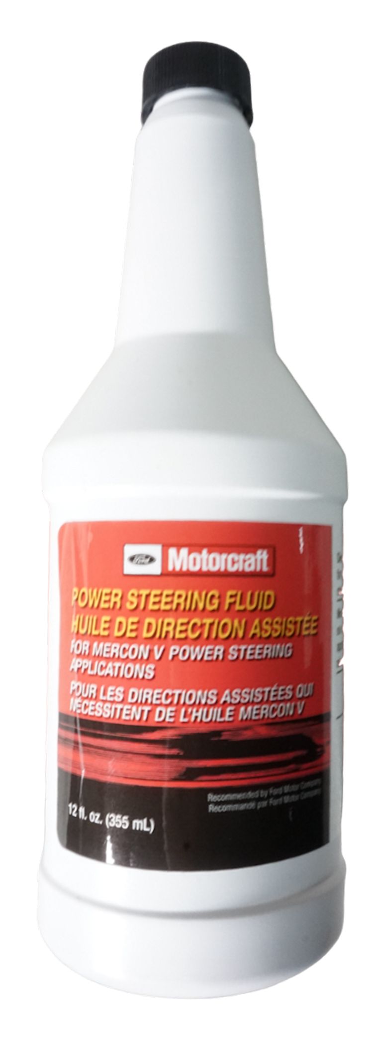 Ford Motorcraft Mercon V Power Steering Fluid, 12fl oz