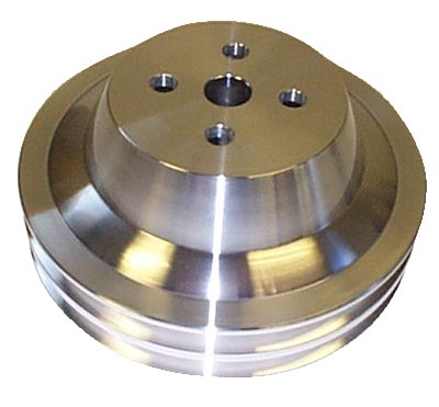 Polished Aluminum Waterpump Pulley