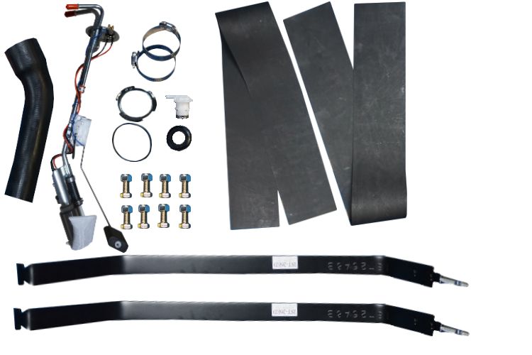 1985-1986 Ford Bronco 33 Gallon Steel or Plastic Gas Tank Install Kit