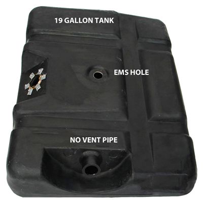 1980-1984 Ford F-Series Truck Rear Tank,19 Gallon Plastic, 2 Hole